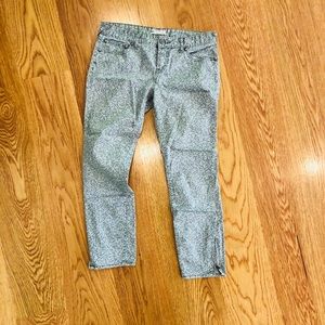 Patterned, zip-up ankle pants from FP